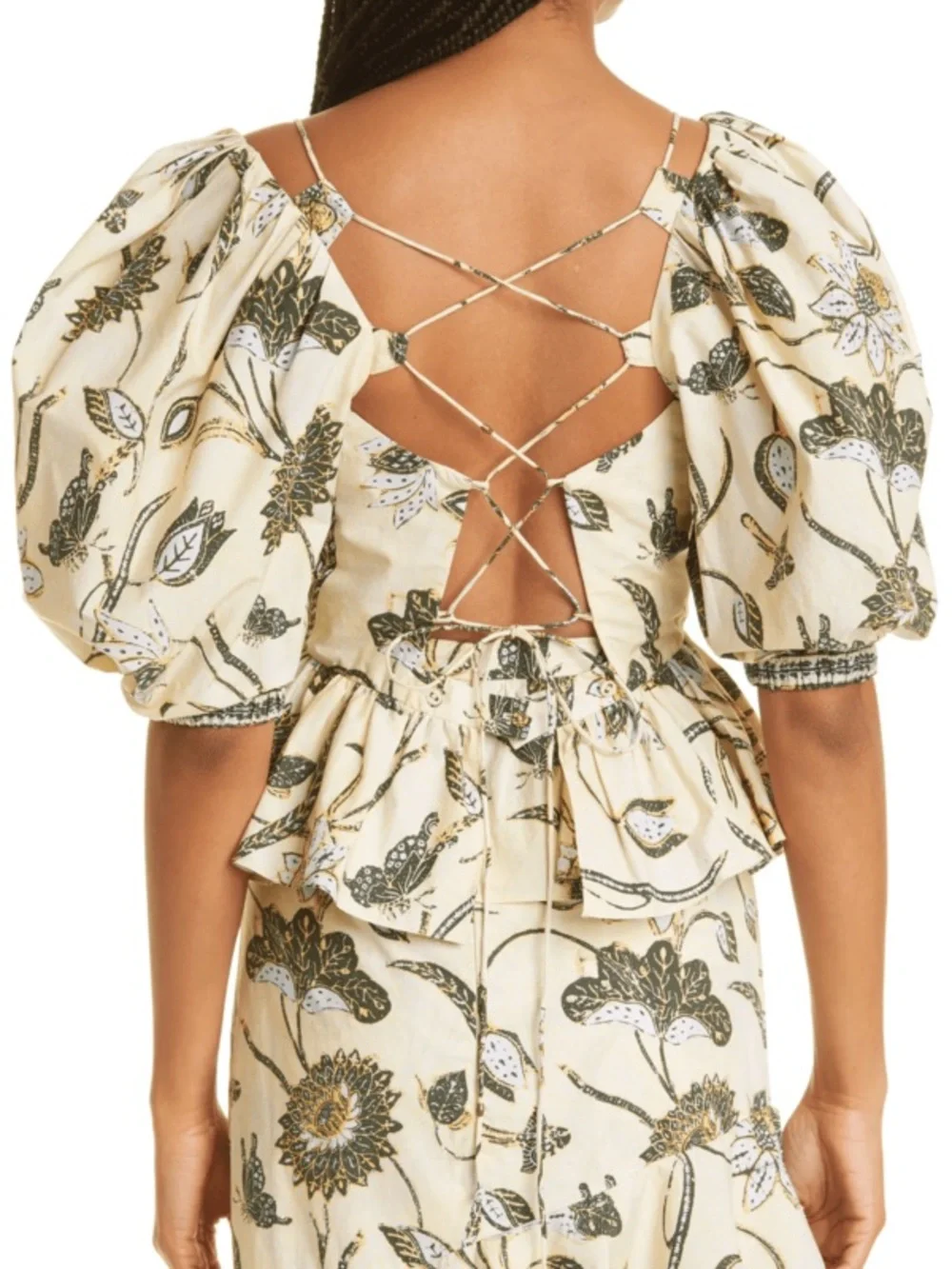 Ulla Johnson Carlotta Blouse in Lemonbalm - Size 6